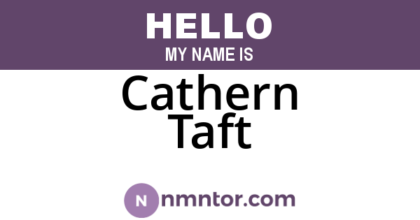 Cathern Taft