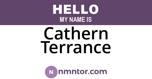 Cathern Terrance
