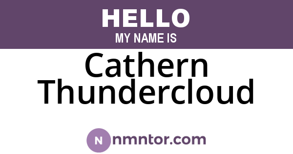 Cathern Thundercloud