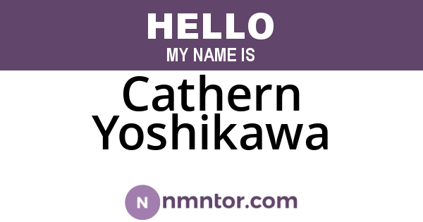 Cathern Yoshikawa