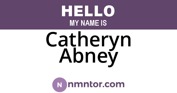 Catheryn Abney