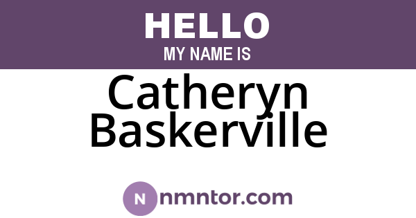 Catheryn Baskerville
