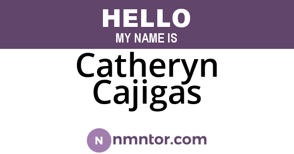Catheryn Cajigas