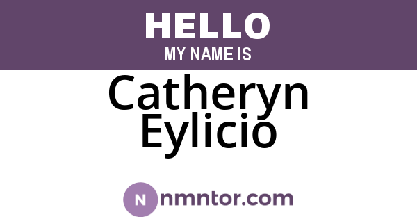 Catheryn Eylicio