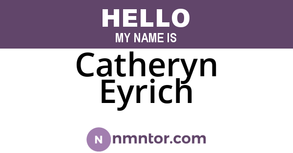 Catheryn Eyrich