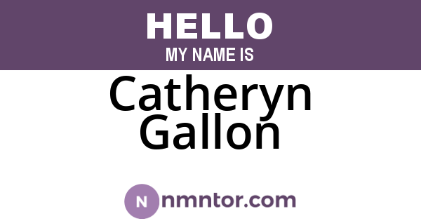 Catheryn Gallon