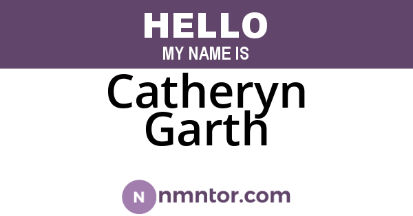 Catheryn Garth