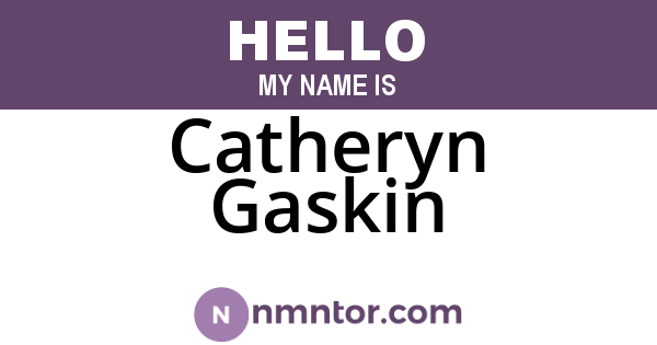 Catheryn Gaskin