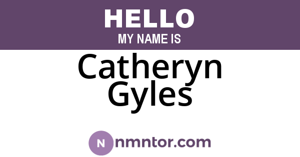 Catheryn Gyles