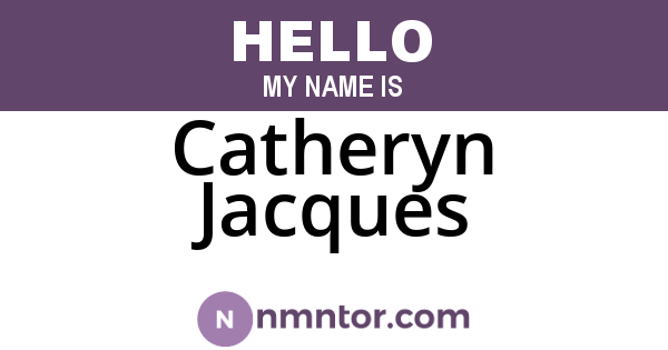 Catheryn Jacques