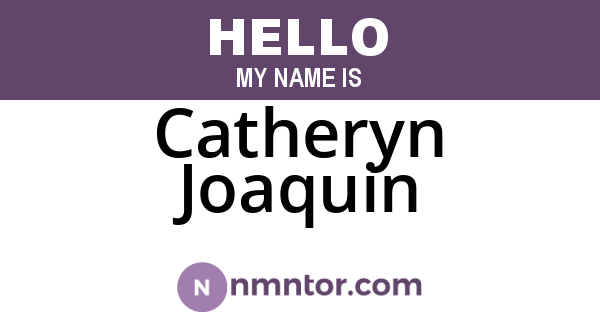 Catheryn Joaquin