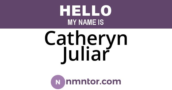 Catheryn Juliar