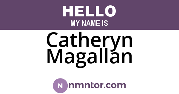Catheryn Magallan