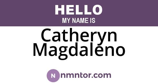 Catheryn Magdaleno