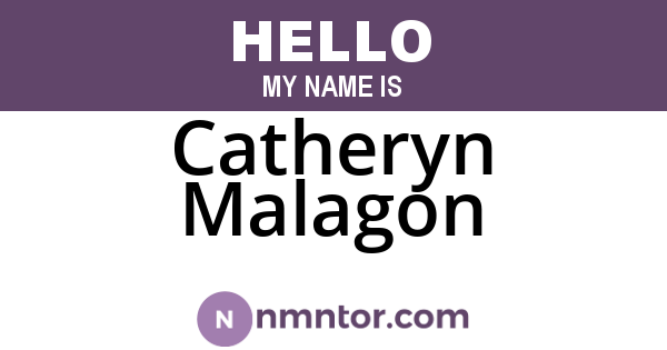 Catheryn Malagon