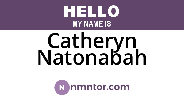 Catheryn Natonabah