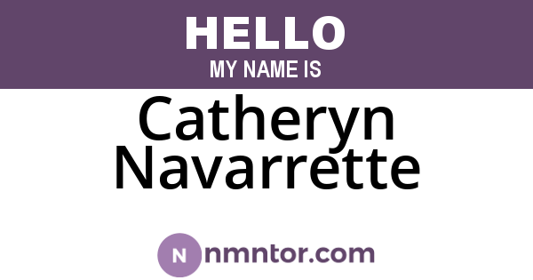 Catheryn Navarrette
