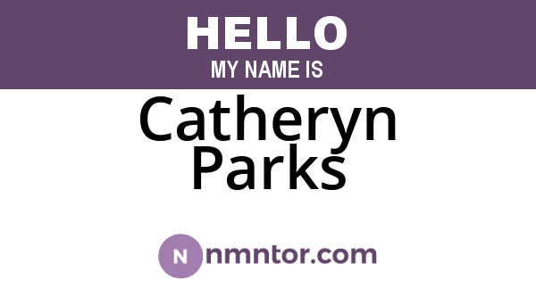 Catheryn Parks
