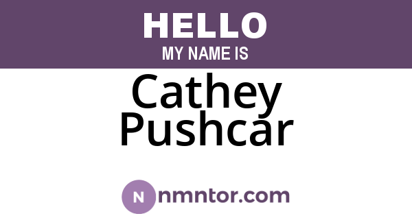 Cathey Pushcar