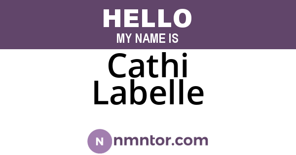 Cathi Labelle