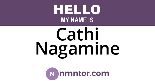 Cathi Nagamine