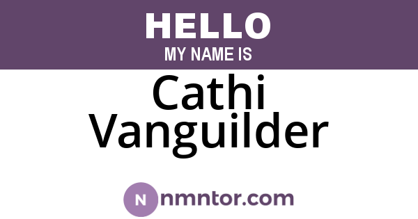 Cathi Vanguilder