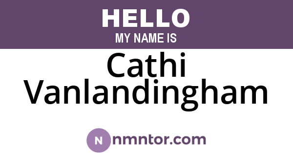 Cathi Vanlandingham