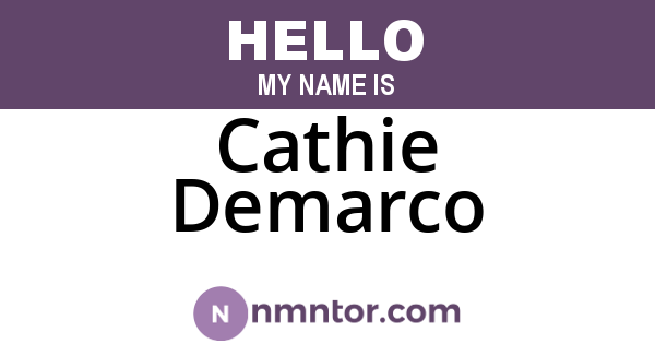 Cathie Demarco