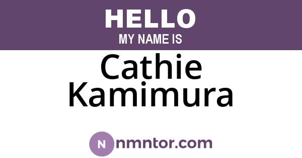 Cathie Kamimura