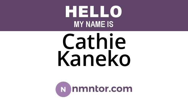 Cathie Kaneko