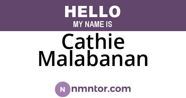 Cathie Malabanan