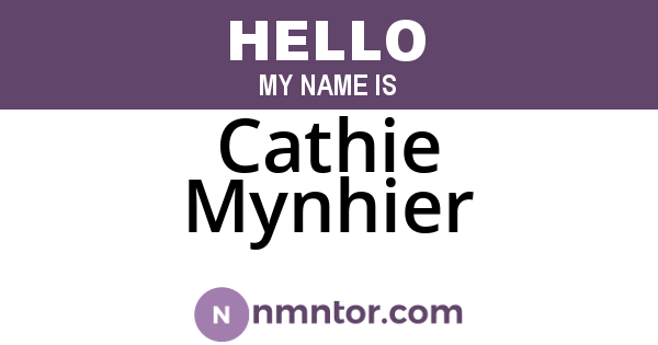 Cathie Mynhier