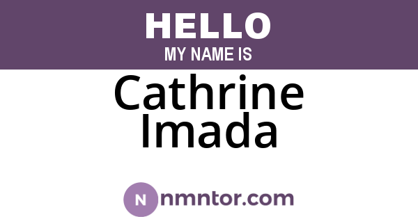 Cathrine Imada