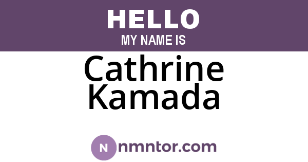 Cathrine Kamada