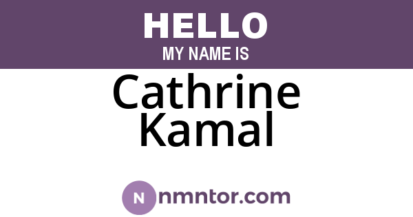 Cathrine Kamal