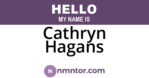 Cathryn Hagans
