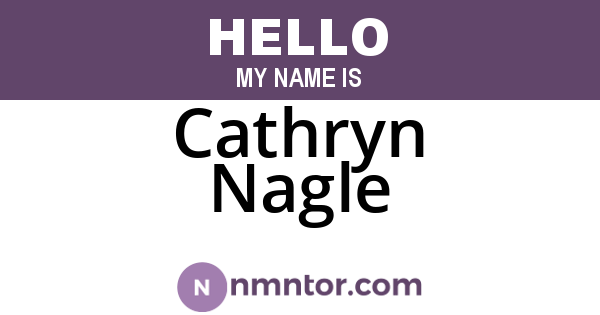 Cathryn Nagle