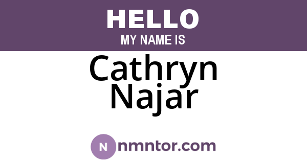Cathryn Najar