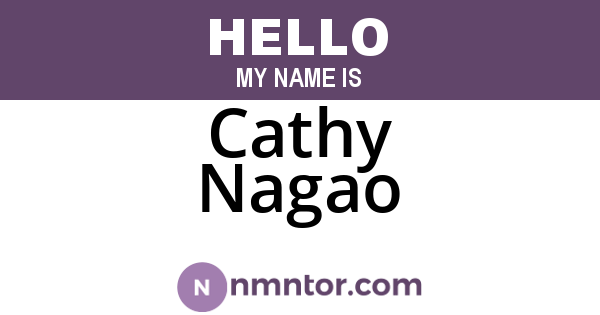 Cathy Nagao