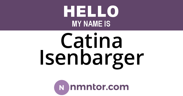 Catina Isenbarger