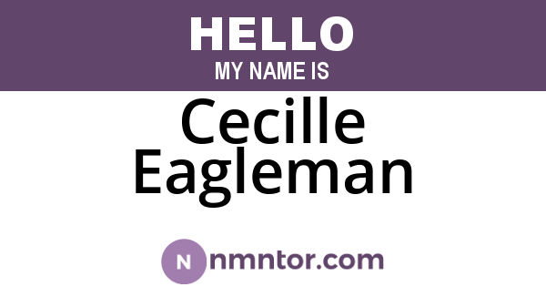 Cecille Eagleman