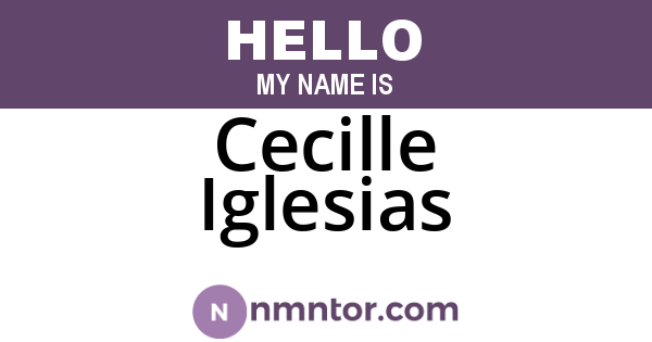 Cecille Iglesias