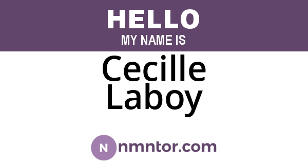 Cecille Laboy