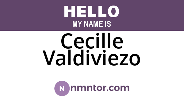 Cecille Valdiviezo