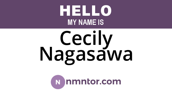 Cecily Nagasawa