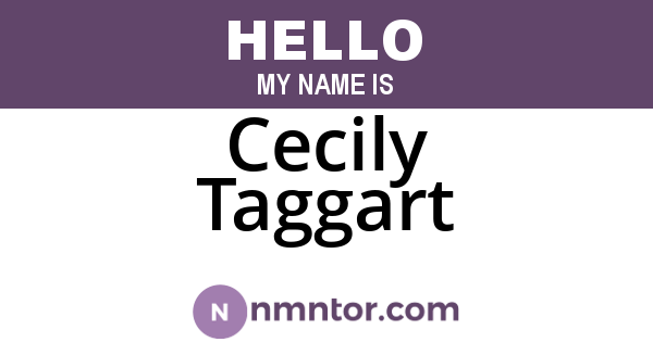 Cecily Taggart