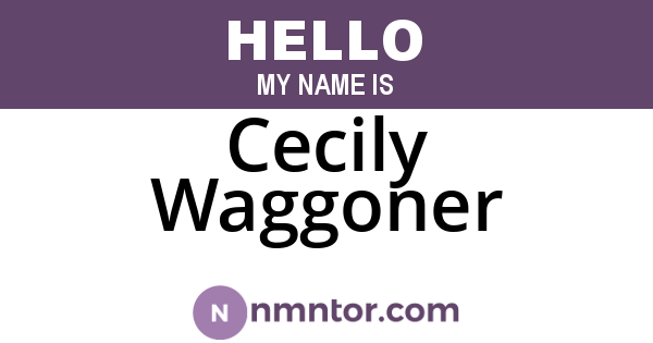 Cecily Waggoner