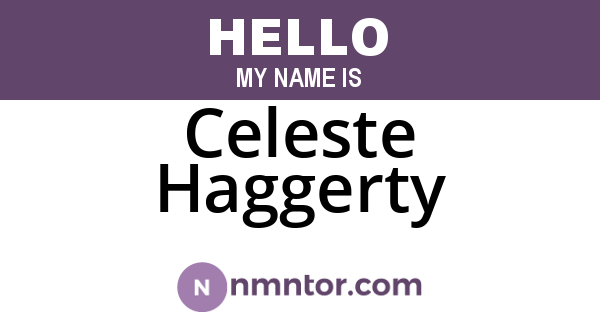 Celeste Haggerty