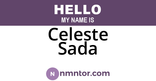Celeste Sada