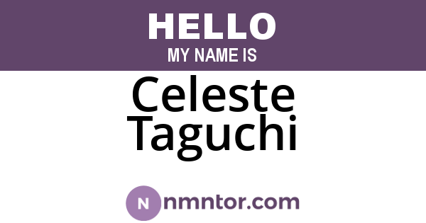 Celeste Taguchi